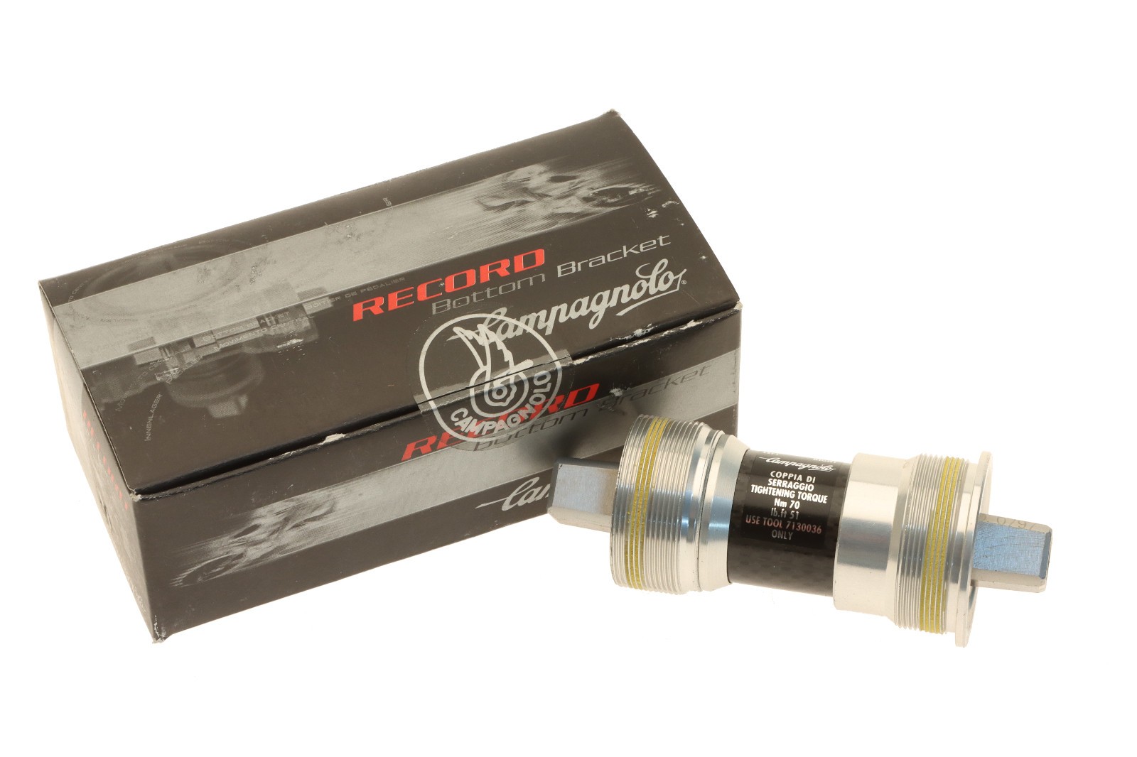 Campagnolo Record Bottom Bracket BB99-RE02IT Italian Square Taper 102mm '99 NEW
