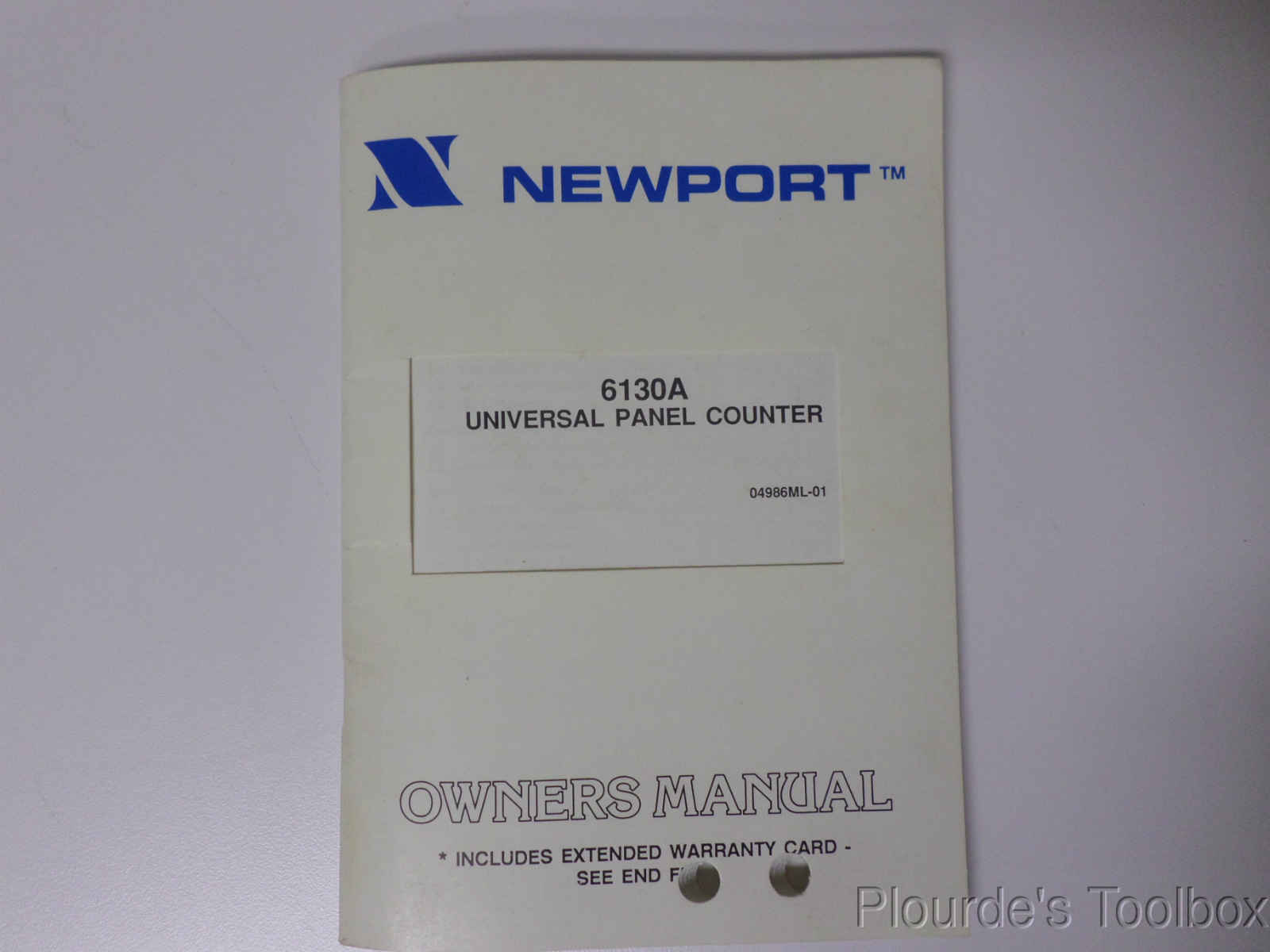 Used Newport Electronics 6-Mode Universal Panel Counter, 115 VAC, 10W, 6130A