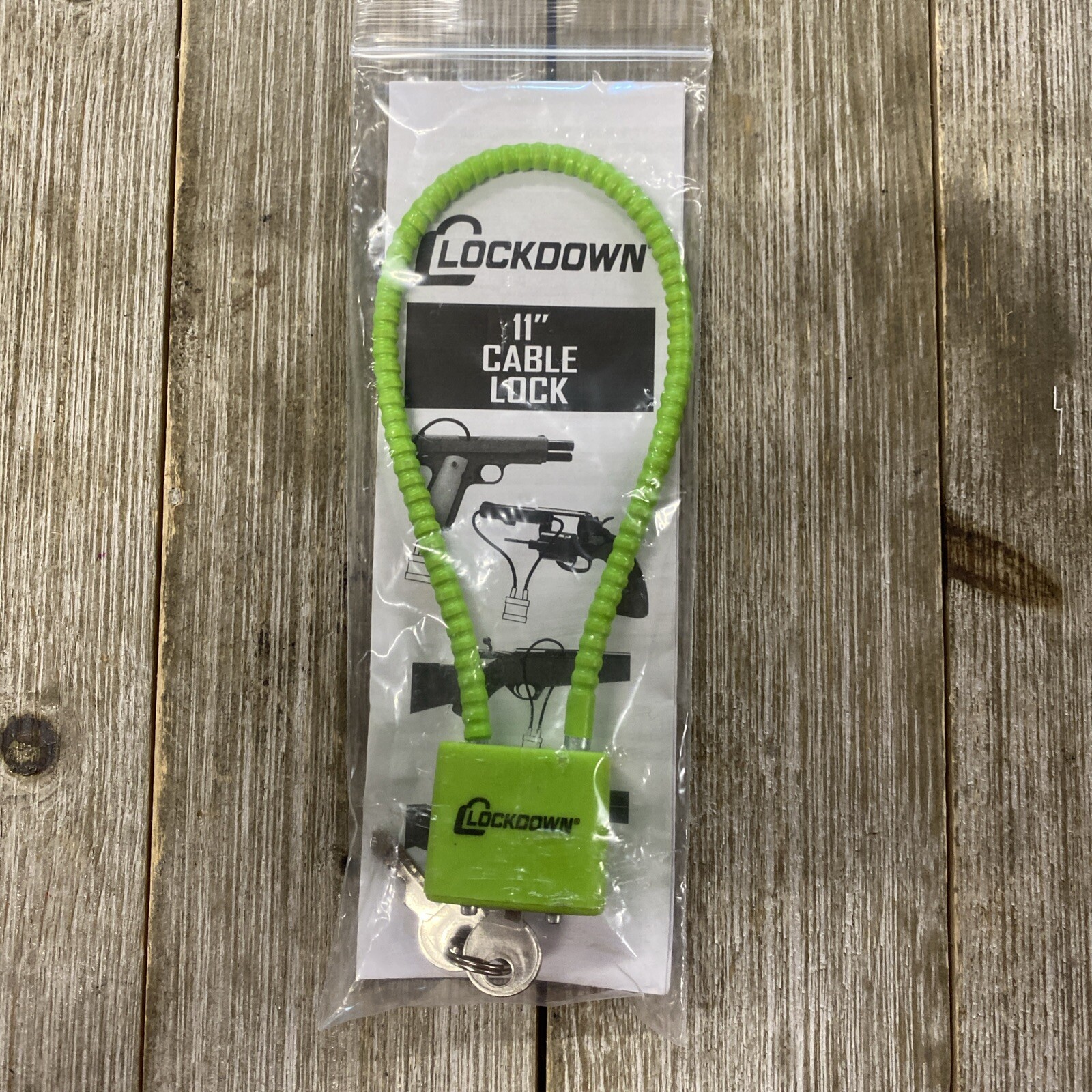 Lockdown Cable Gun Lock Pistol Child Safety 11"
