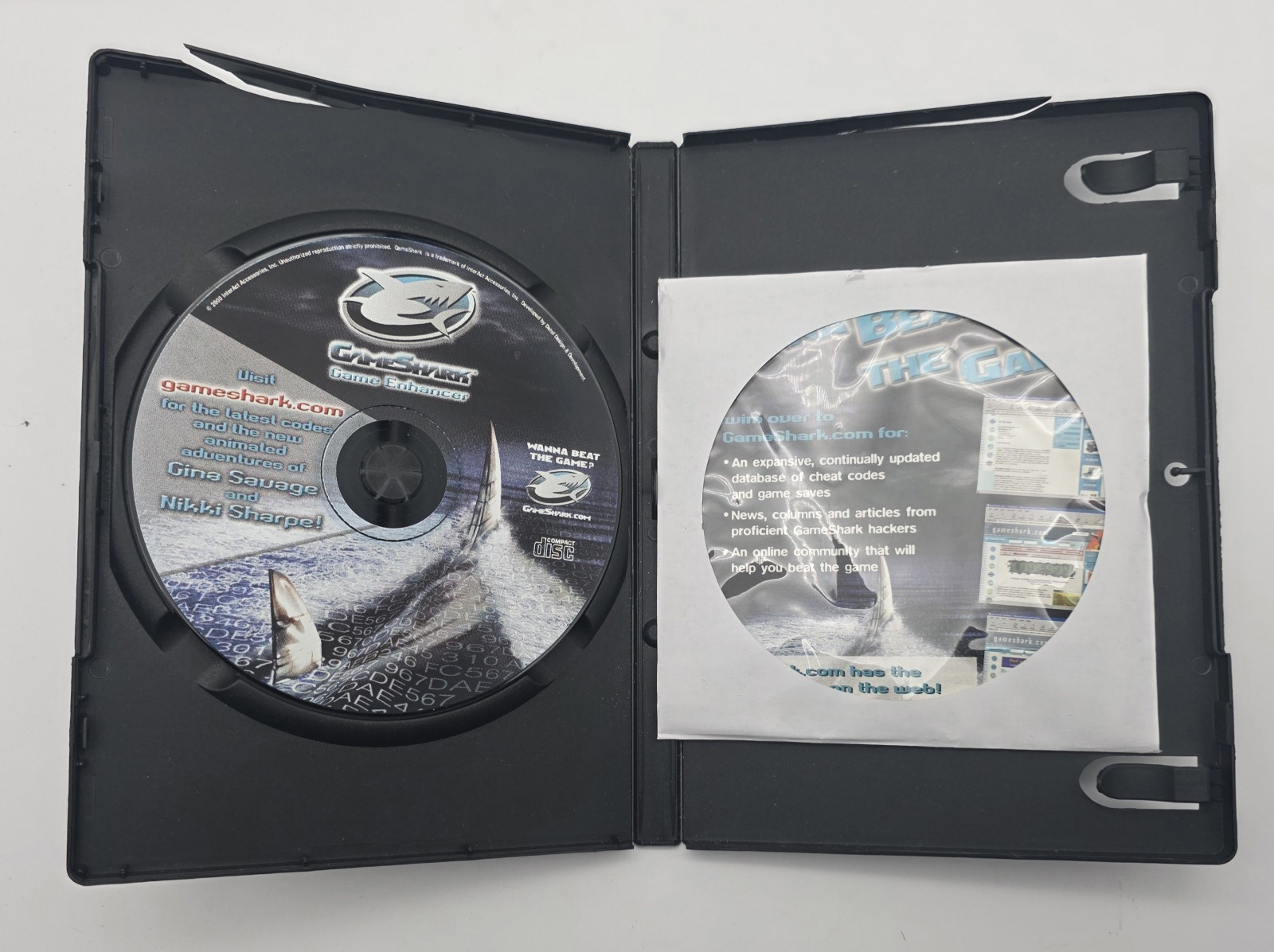Nintendo GameCube GameShark Game Enhancer UNTESTED - PARTS/REPAIR