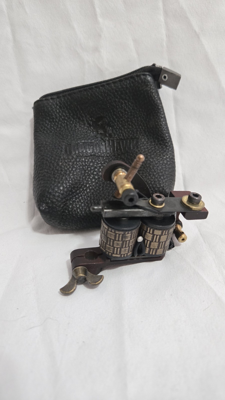 Dragoart Vinho Coil Tattoo Machine - 8 Wrap Liner Gun - Used Practice Gear