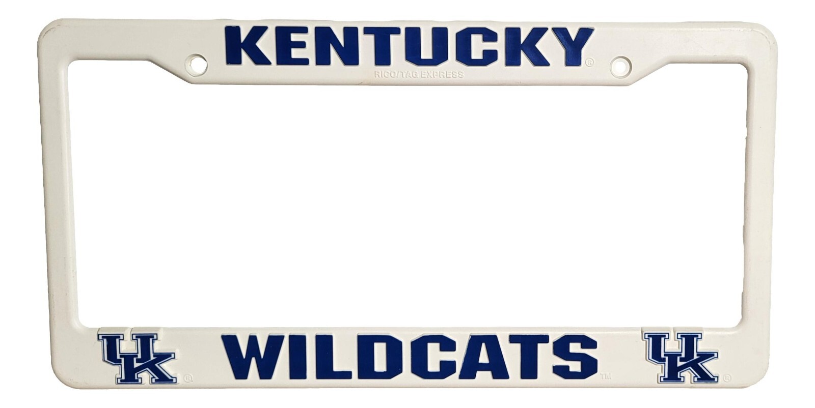 Kentucky Wildcats License Plate Frame Plastic College Sports Fan Automotive Gear