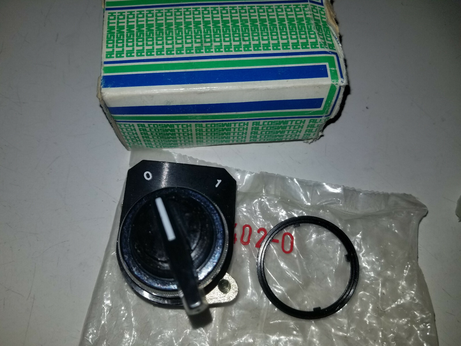 New AlcoSwitch (2) Position Rotary Selector Switch, Maintained, 30mm, M6402-0