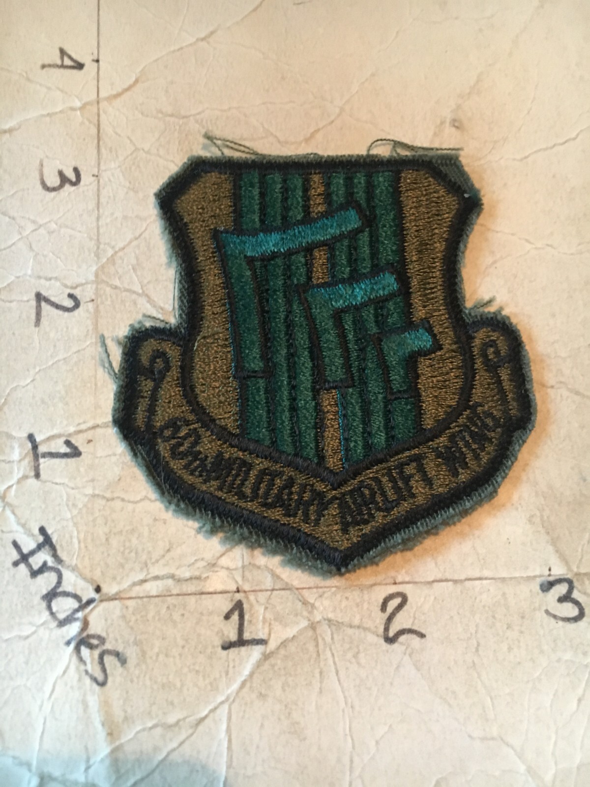 USAF 60th Military Airlift Wing Squadron subdued patch 6/5/25