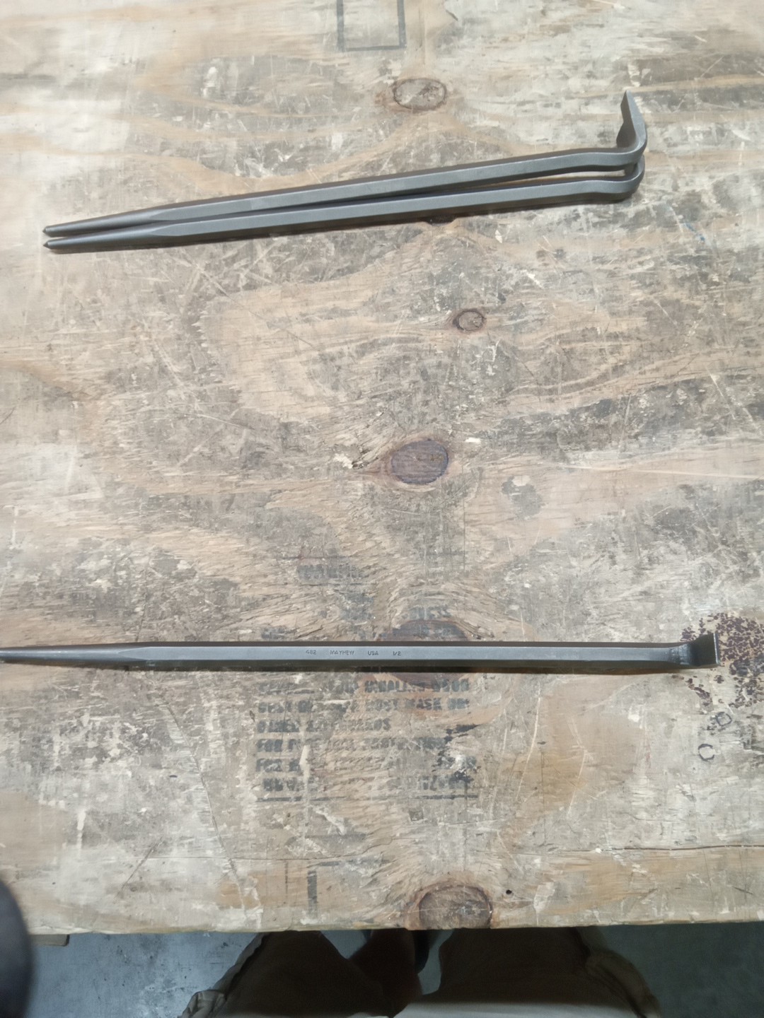 MAYHEW, 16-1/2" ROLLING HEAD PRY BAR, #482 1/2