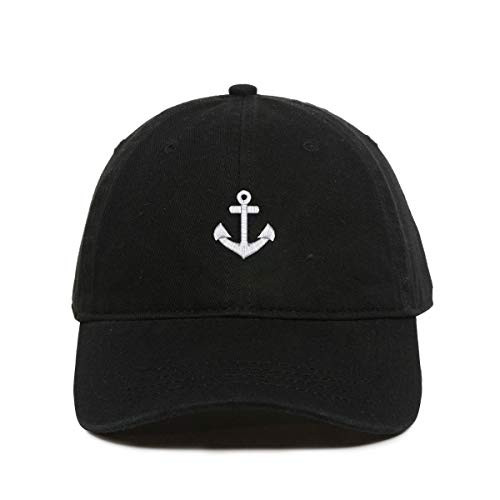 Anchor Baseball Cap Embroidered Cotton Adjustable Dad Hat