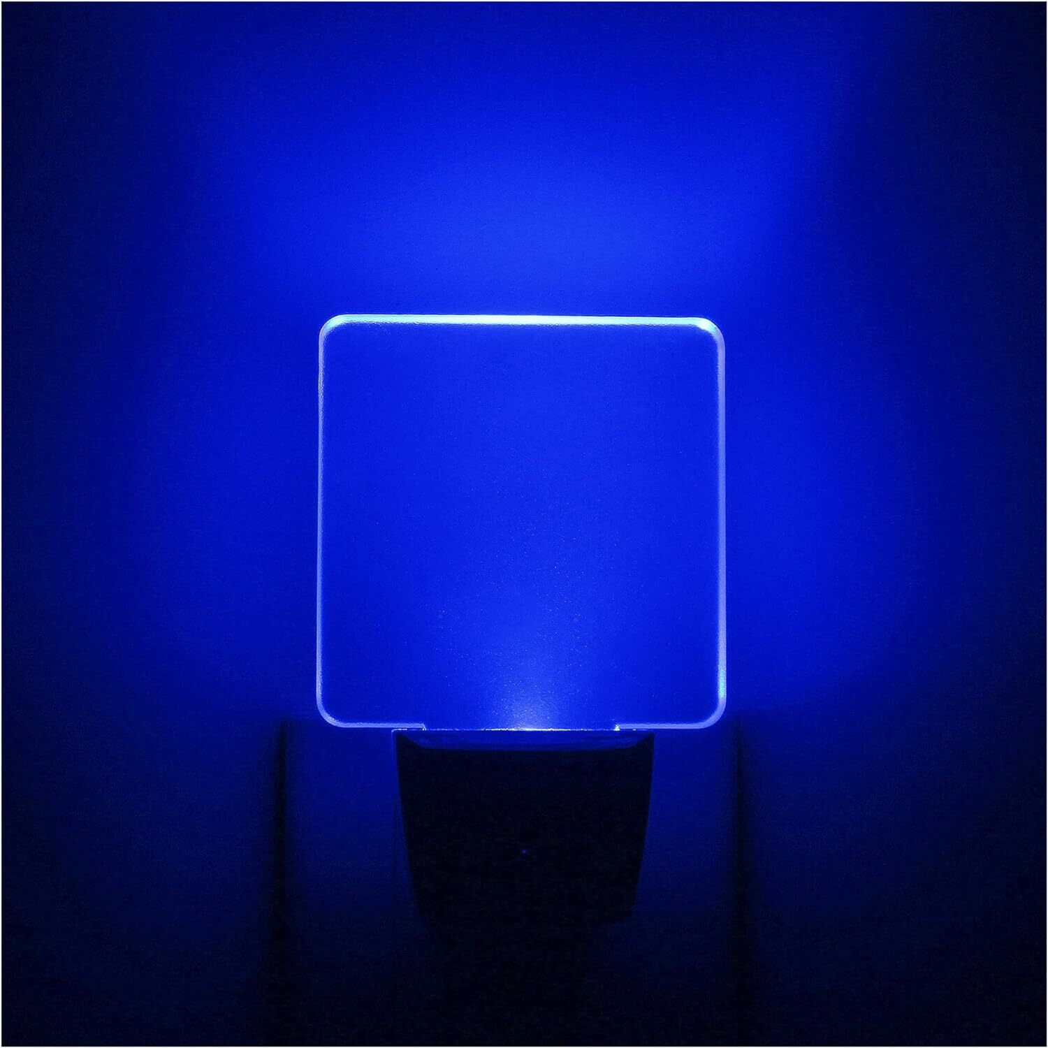2 Pack 0.5W Plug in LED Night Light with Dusk to Dawn Sensor Blue