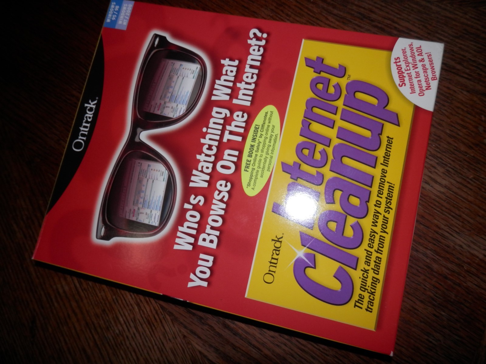 Ontrack Internet Cleanup Windows 95/98/Nt/2000, Mint Condition Software