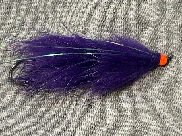 Hot Head Articulated MOAL Purple #2 Steelhead Salmon Fly Fishing Flies