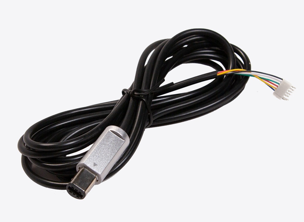 Replacement NGC GameCube Controller Repair Cable Cord with Header Pins - Silver