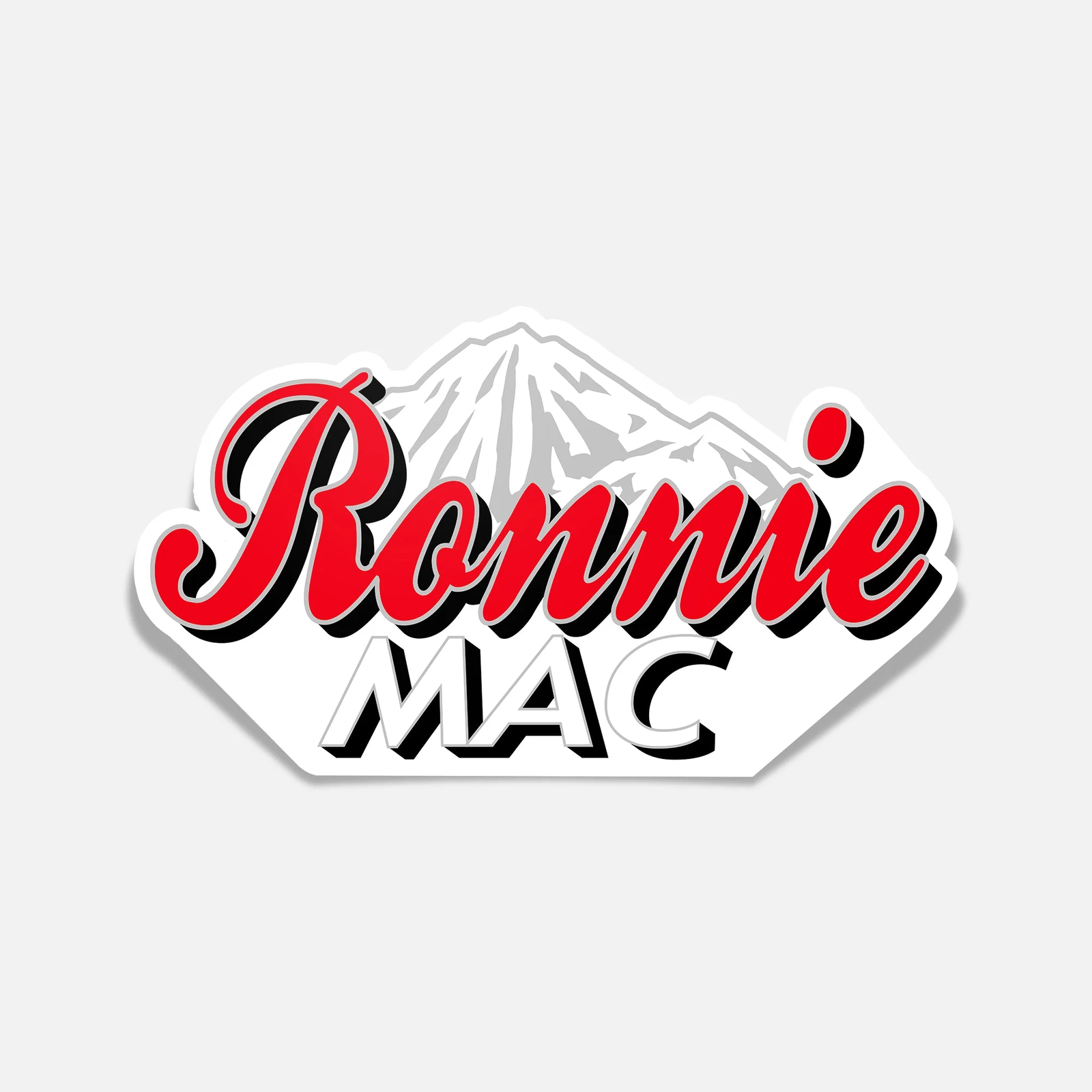 Ronnie Mac Mountain Drink Sticker