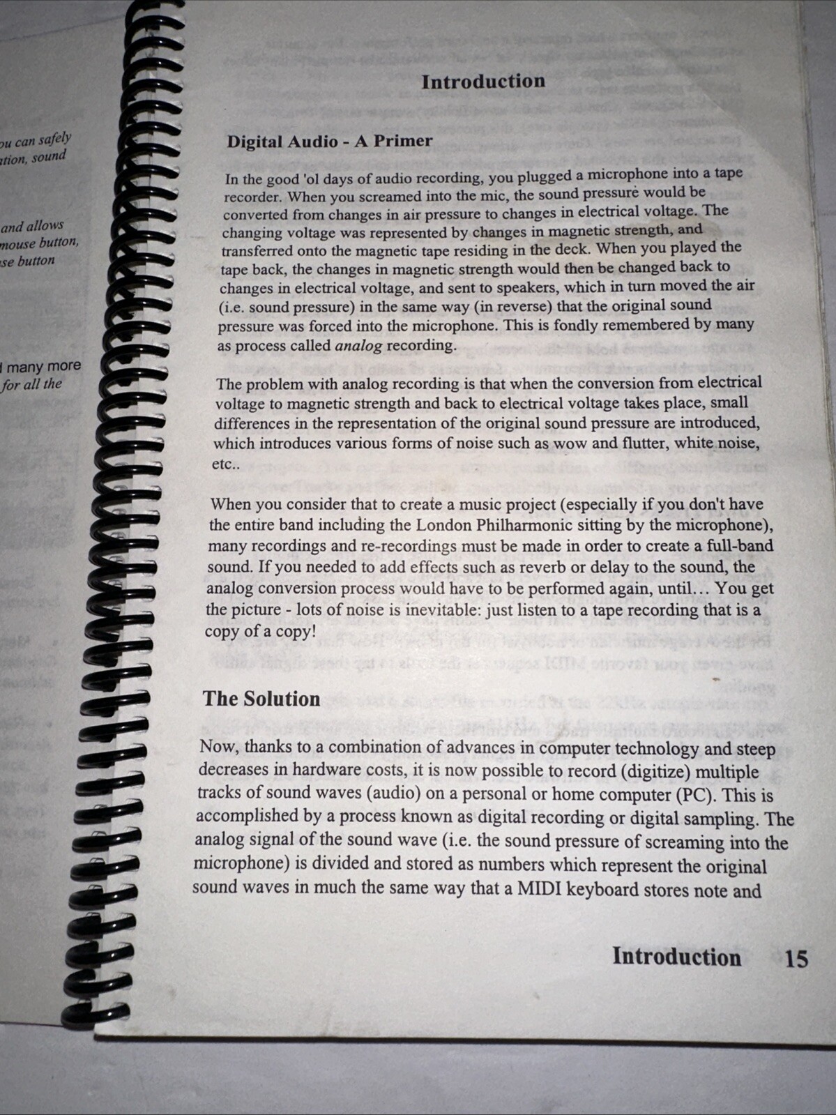 Power Tracks Pro Audio Users, Guide Book ( ONLY) Vintage