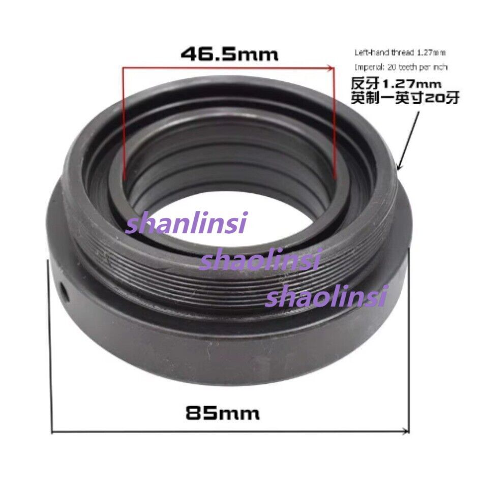 1*For Milling Machine R8 Spindle Cover Nut Lock Nut Front B133 CNC Lathe Machine