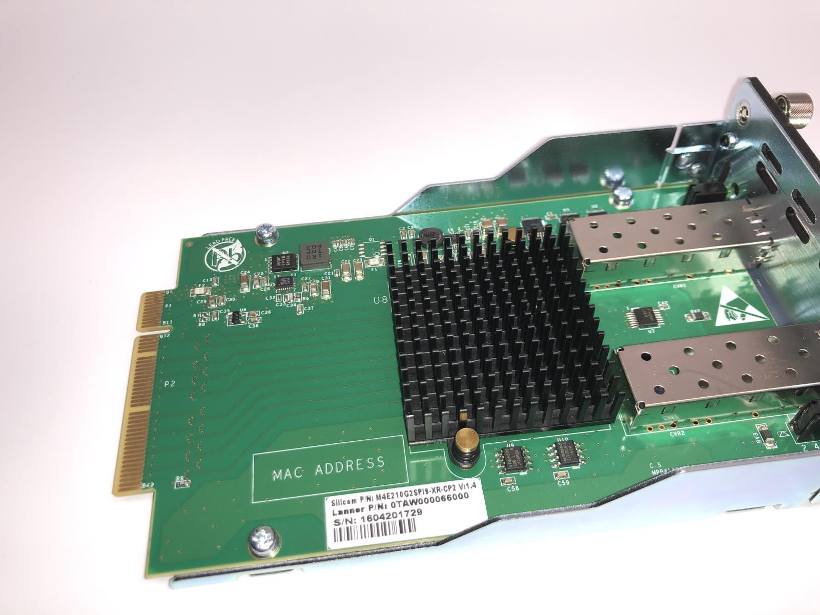 Check Point M4E210G2SPI9-XR-CP2 4-Port SFP+ Interface Card - VGC