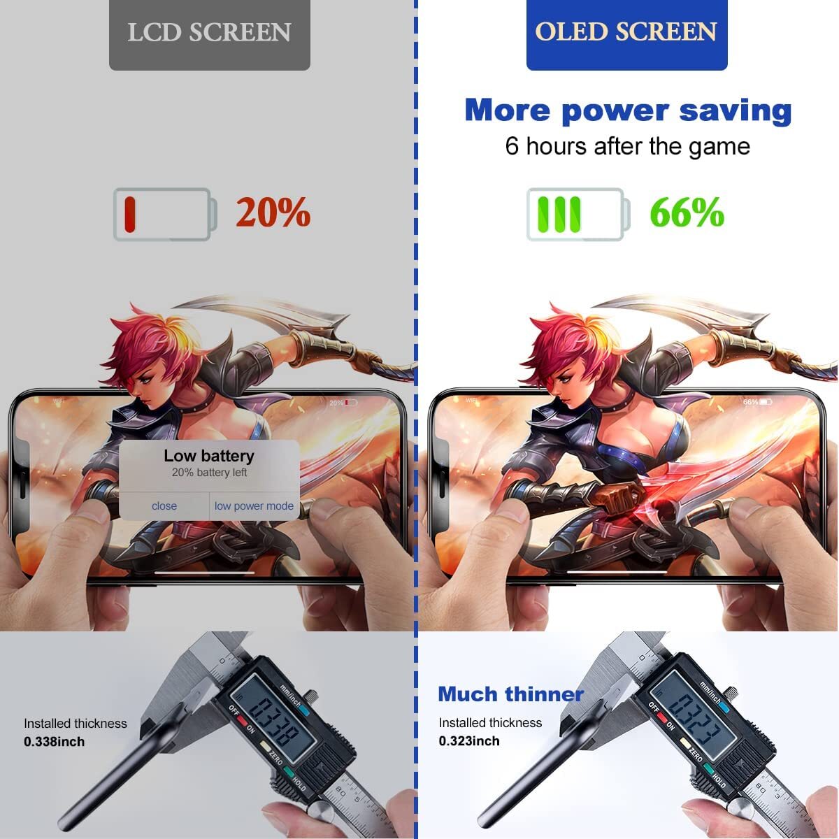 For iPhone 11 Pro OLED Display Touch Screen Digitizer Replacement Kit Assembly