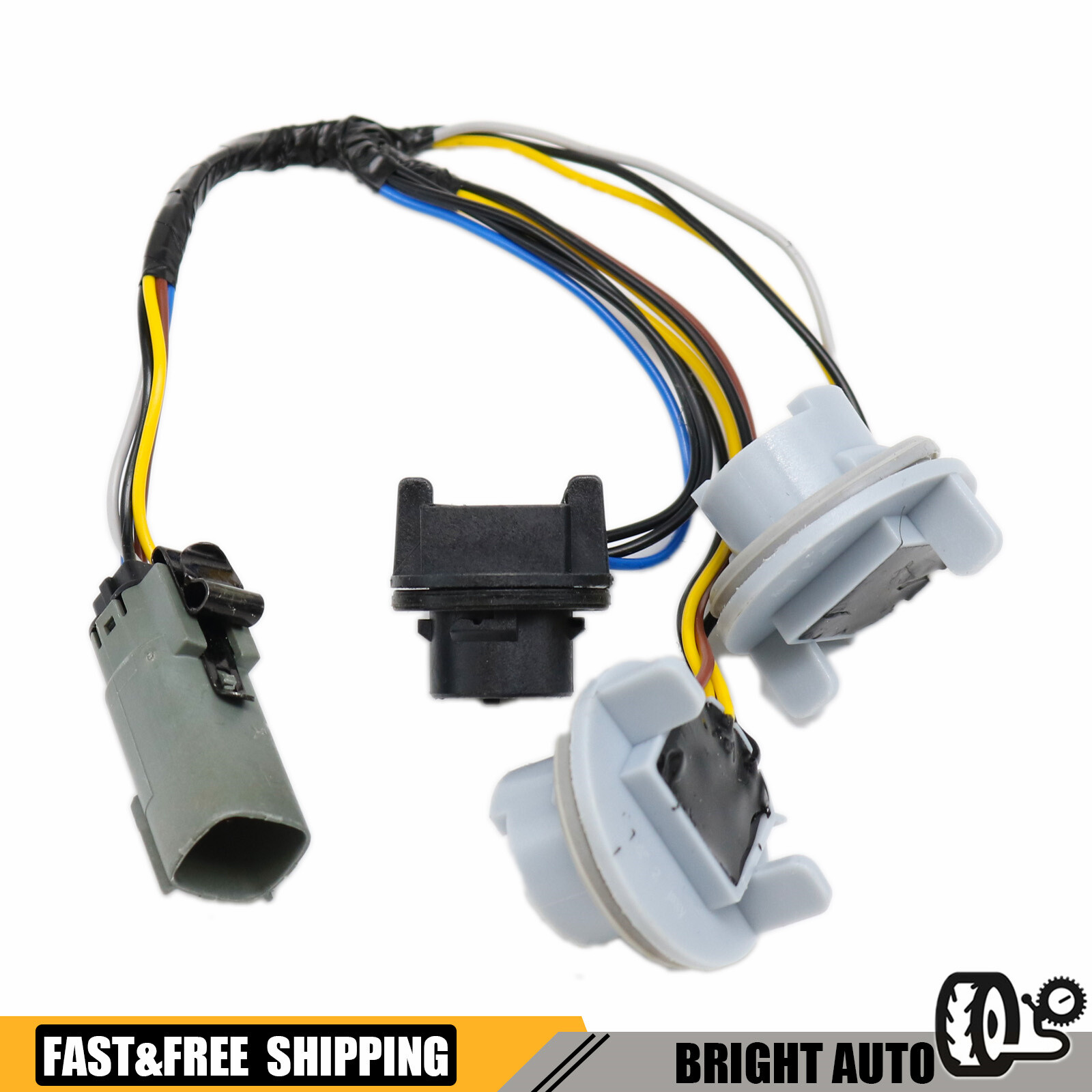 Tail Light Socket & Wire Harness Rear LH/RH JL3Z-13412-A For Ford F150 2018-2020