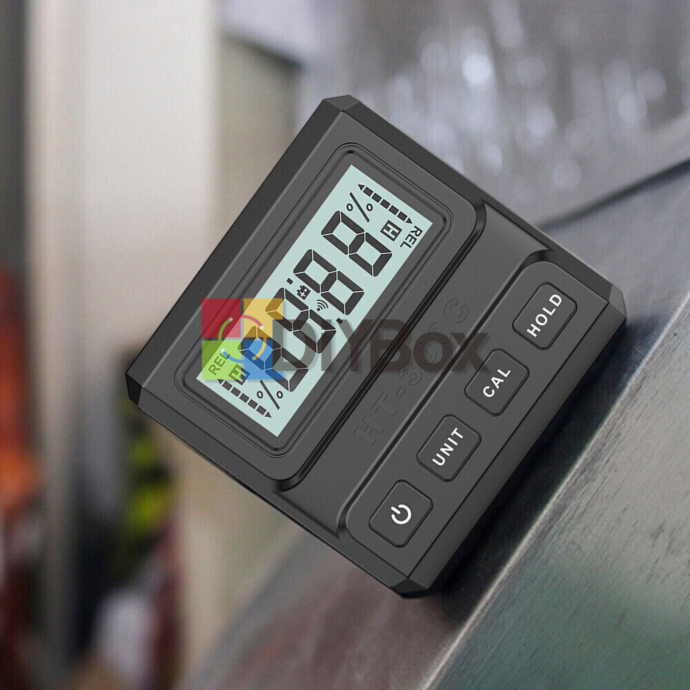 Magnetic Digital Protractor Angle Finder Bevel Gauge Inclinometer Level Meter
