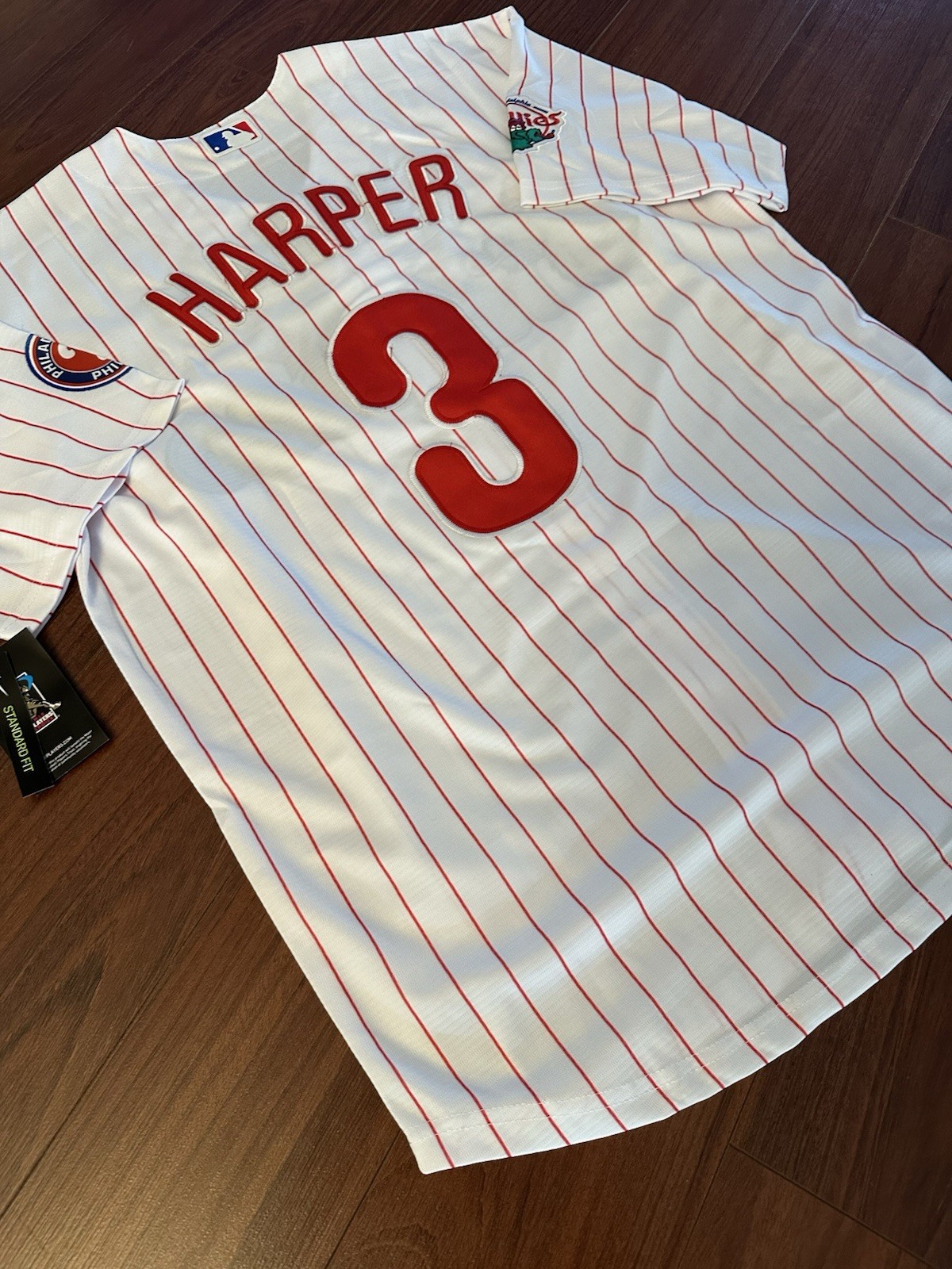 NWT UNIQUE 2025 Philadelphia Phillies Philly Phanatic Harper Stitched Jersey