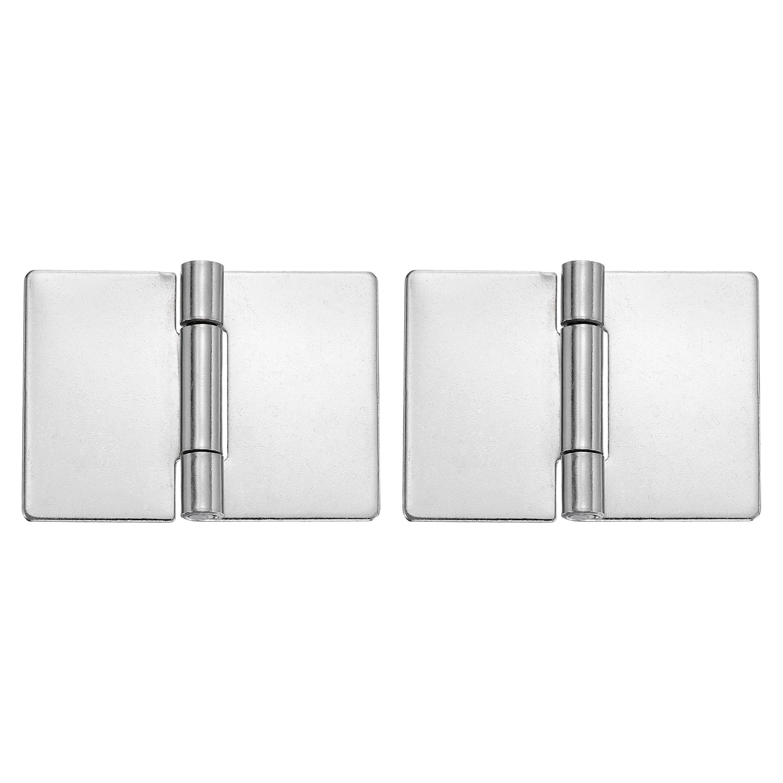 2 Pack Heavy Duty Weldable Hinges, 2"x1.97"x0.06" Weld on Butt Hinge, Silver