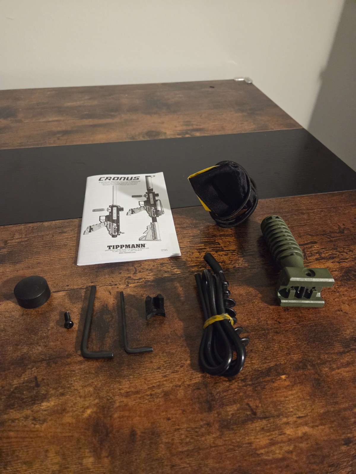 Tippmann Cronus Paintball Parts & Accessories Lot Barrel Grip Mount Extras