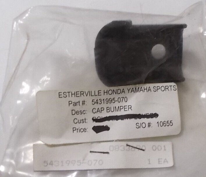 NOS Polaris Bumper Cap OEM  5431995-070 / 5431995                      (HSP/7)