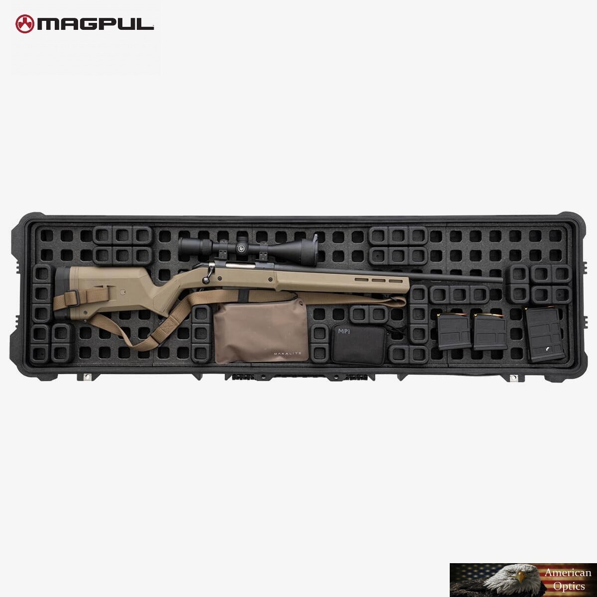 Magpul MAG1324 DAKA GRID Organizer for Pelican 1750 Protector BLK Black