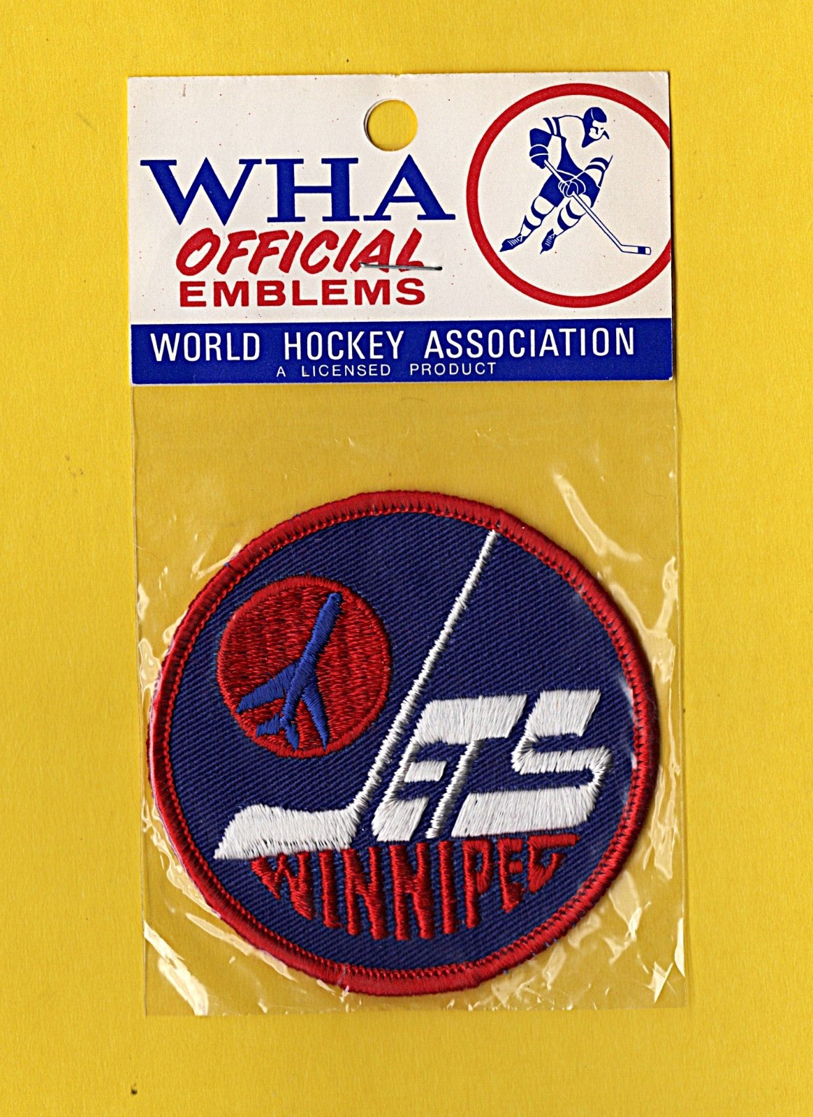WINNIPEG JETS WHA WORLD HOCKEY ASSOCIATION PATCH