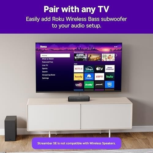Roku Streambar Pro Stereo Soundbar Grey