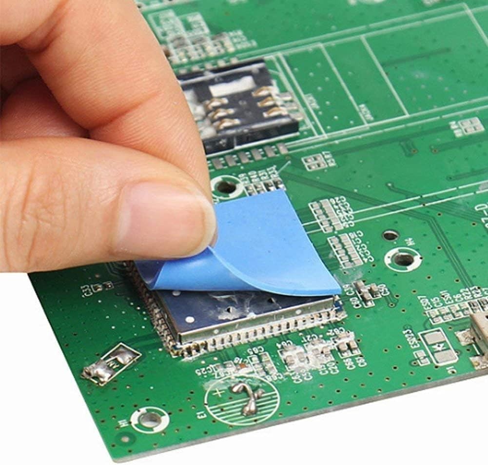 Efficient Heat Resistant Thermal Pad Set - 100x100mm for Reliable Electronics