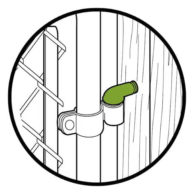 Merchants Metals 4-1/2-in Galvanized Gate hinge