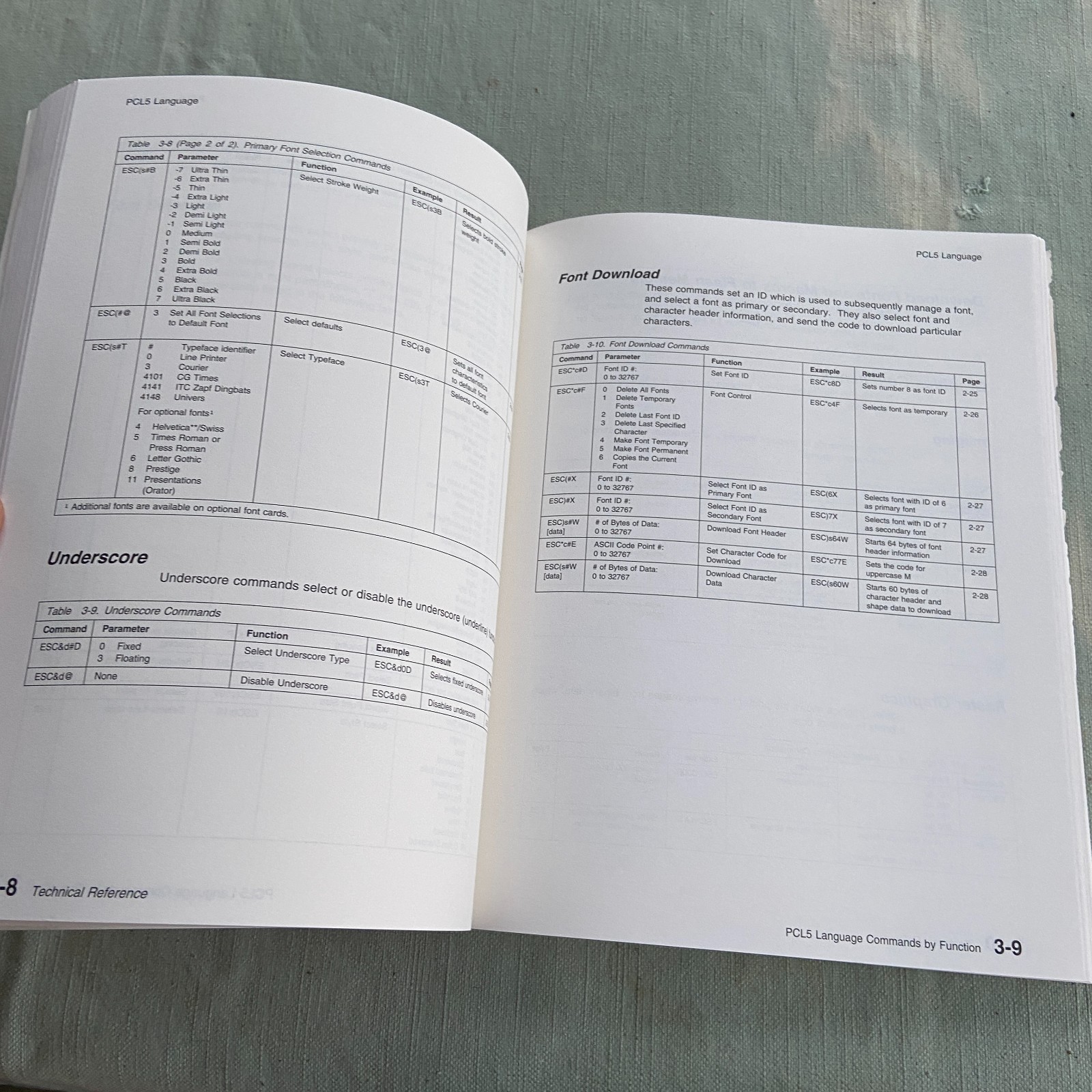 Technical Reference Manual IBM Laser Printer 4039 Series Lexmark 1993 2nd Ed VTG