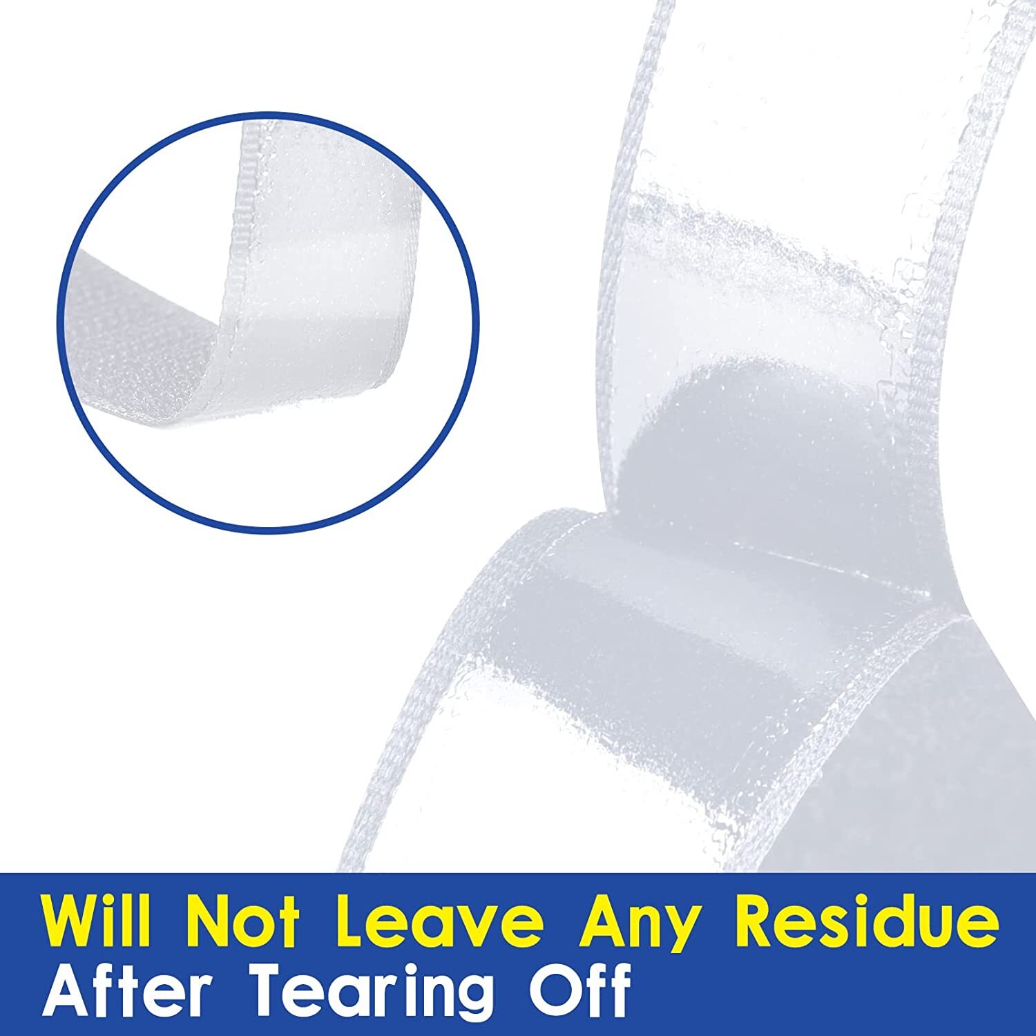 16Ft Self Adhesive Tape Hook and Loop Fastener Extra Sticky Back USA 1/2/3 PCS