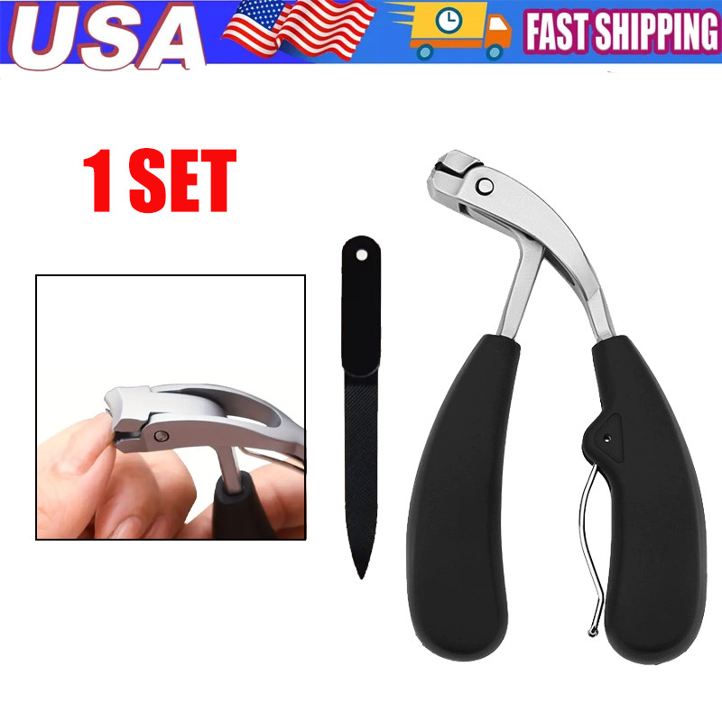 1Pcs Stainless Professional Extra Large Toe Nail Clippers Thick Nails Heavy Duty