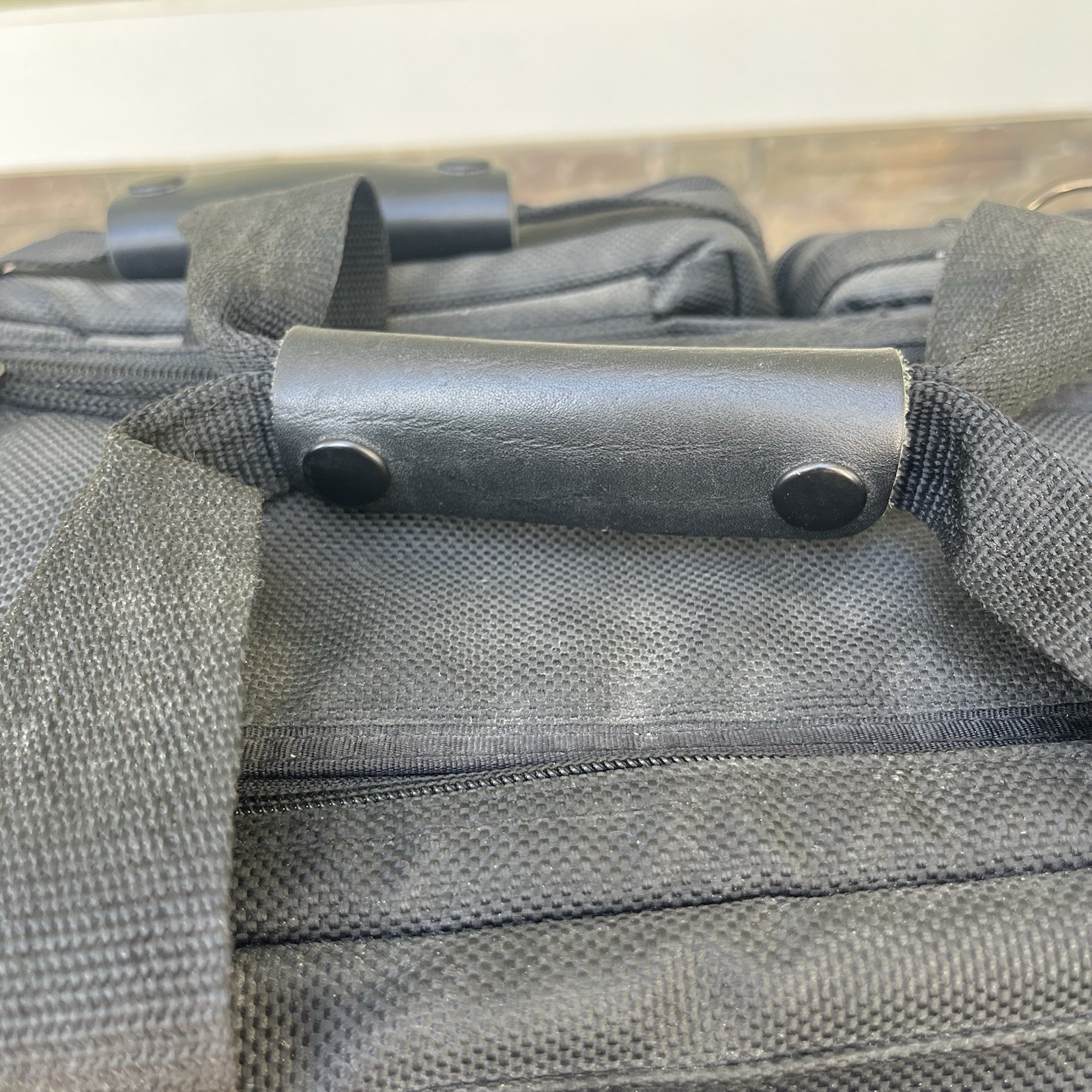 Jeppesen Aviator Pilot Flight Bag Modular Case With Shoulder Strap Black Nylon