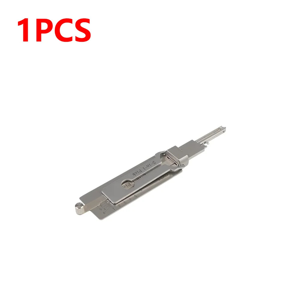 4-1Pcs SS001 Stainless Steel Precision Tool Key Decoder O-Ring Pickup Kit Pickup