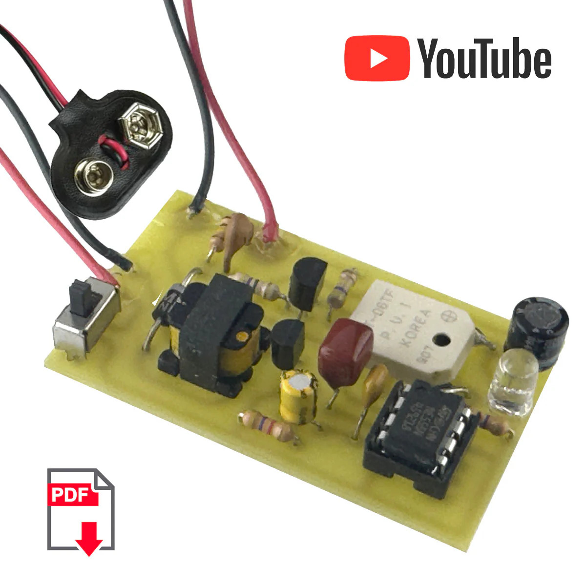 C8600ASB ^ Assembled Geiger Counter Board