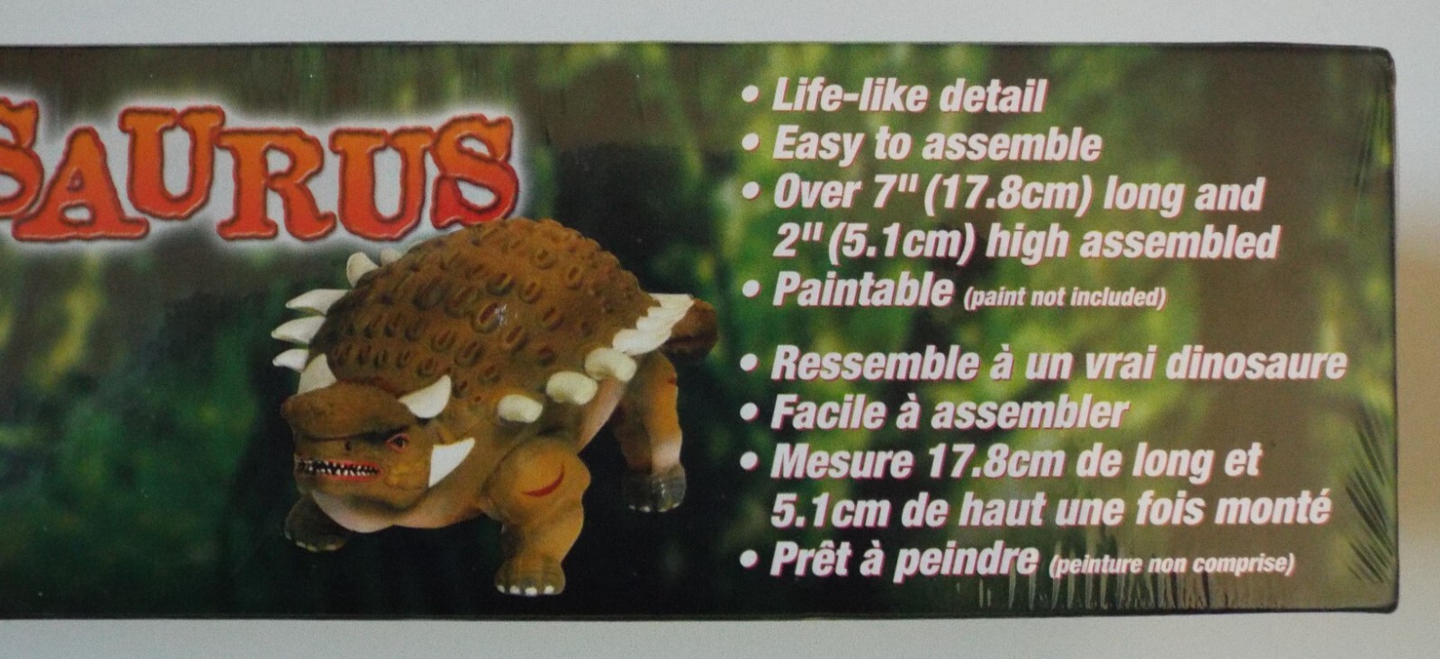 Ankylosaurus Lindberg Dinosaur Collection #70276 Discontinued Shrink Wrap MISB
