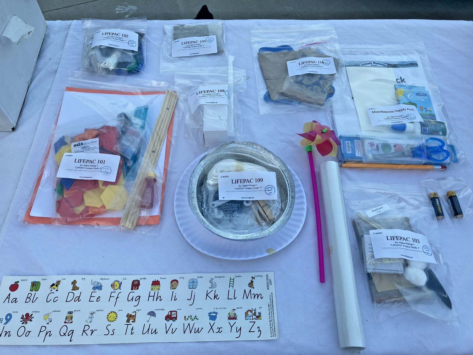 Alpha-Omega's Lifepac Science: Grade 1 Complete Lab Kit