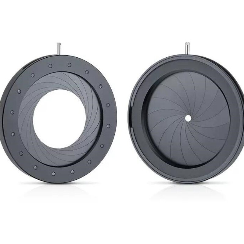 Adjustable 2-44mm Mechanical Iris Camera Microscope Optical Module Diaphragm