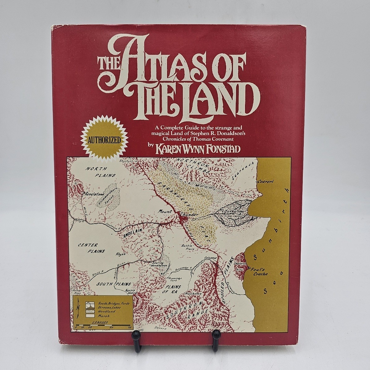 The Atlas of the Land by Karen Wynn Fonstad | Thomas Covenant Maps | HC 1st BCE