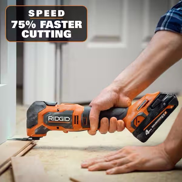 RIDGID 18V NUKE SubCompact Brushless Cordless Multi-Tool (Tool Only) RNKSMT01B