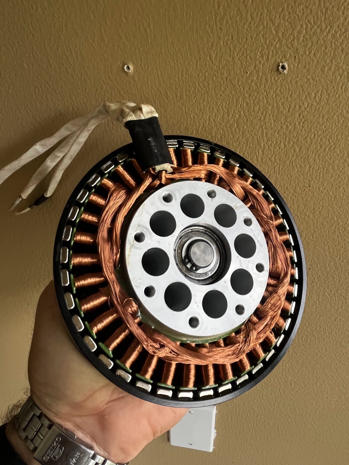 35KW brushless motor w/ 500 amp ESC