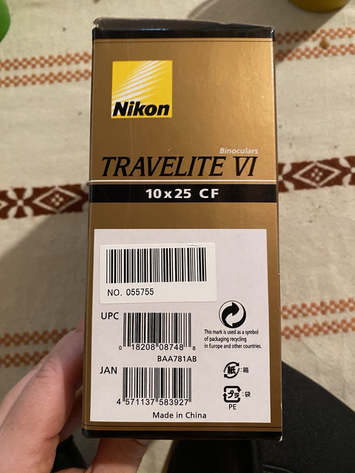 Nikon Binocular Travelite VI 10x25 Brand New