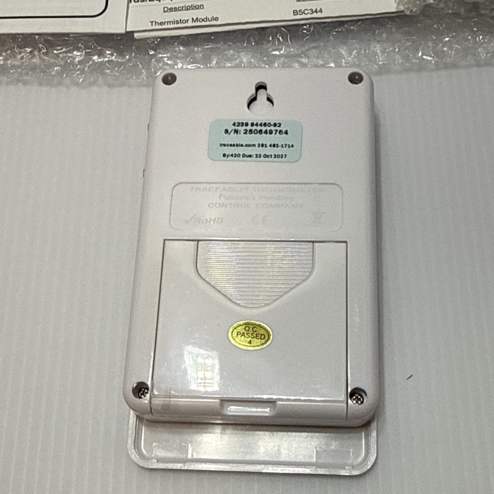 Traceable Calibrated Digital Fridge Thermometer/Freezer Thermometer with 2 Bo...