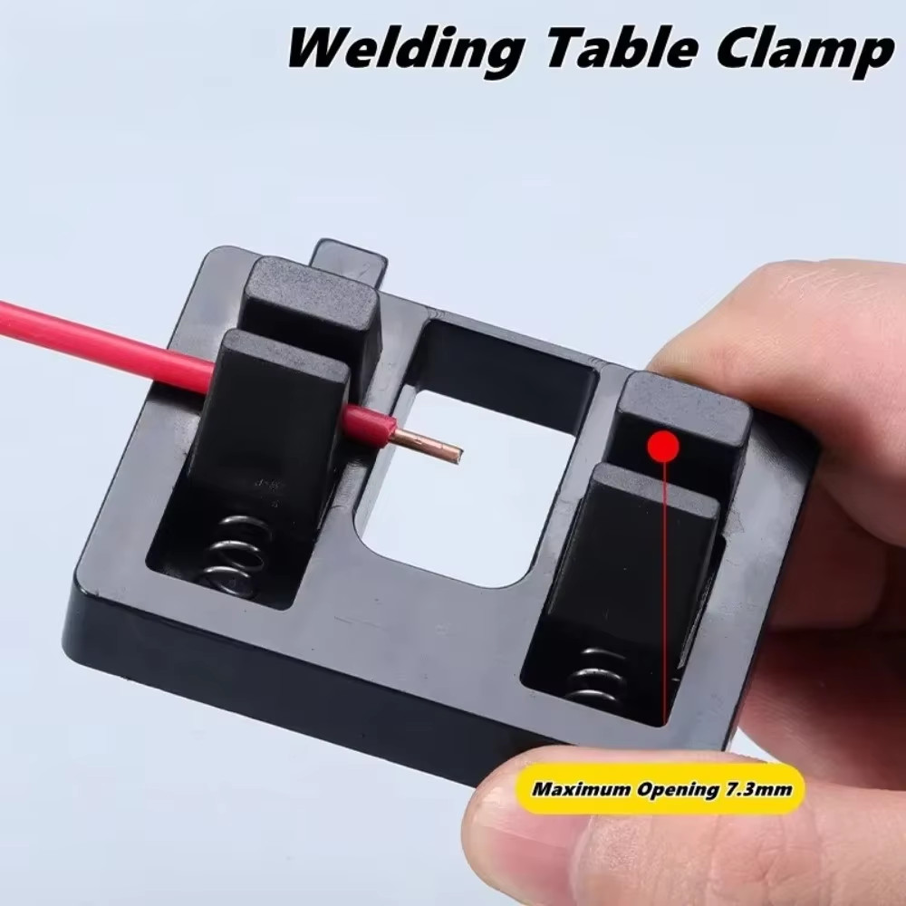 Welding Wire Fixture Adjustable Suction Bracket Welding Table Clamp for Motherbo