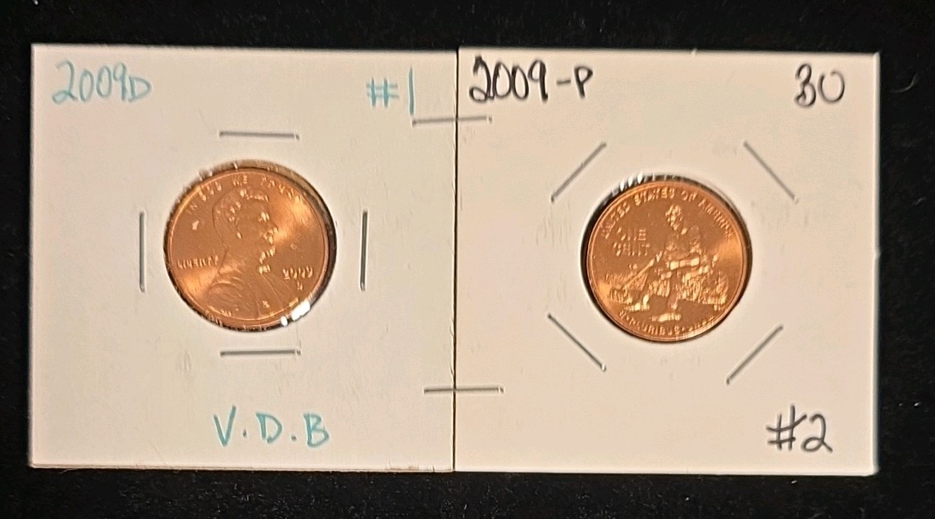 2009 Lincoln Bicentennial Set Denver Philadelphia L1 & L2 Uncirculated #R104