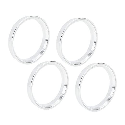 4pcs 65.1 to 57.1 mm Aluminium Alloy Car Hub Centric Rings Wheel Bore Spacer