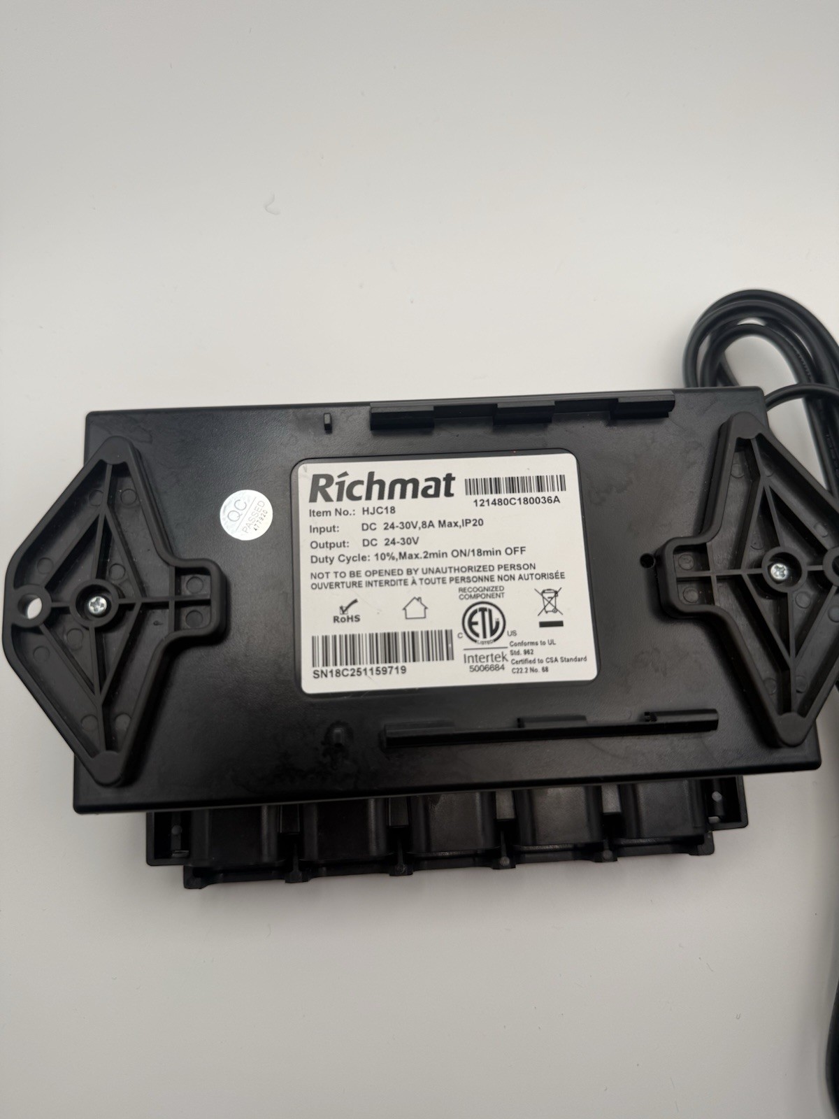 Adjustable Bed Remote for Richmat HJH13D & HJC18 Control Box Replacement