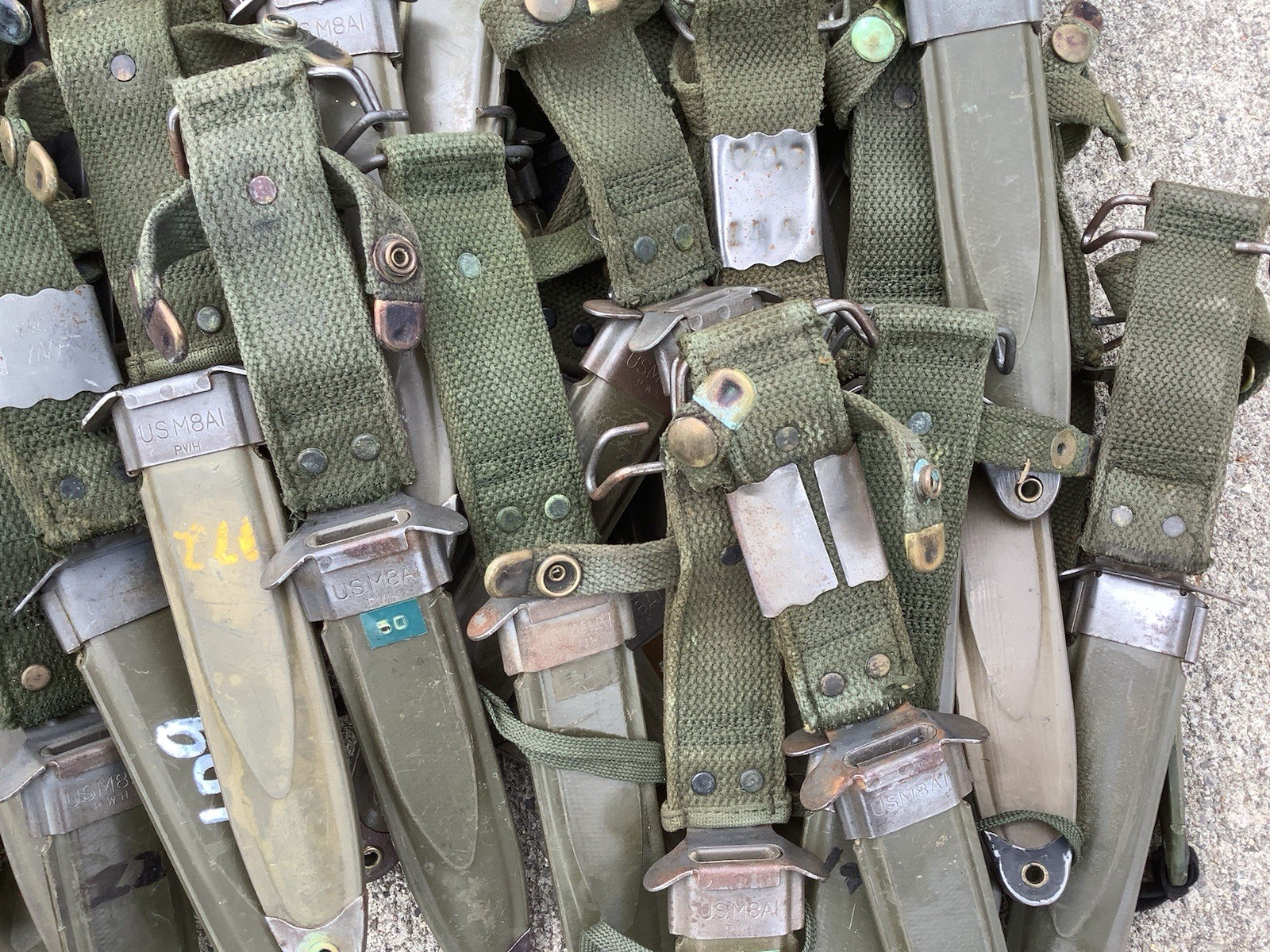 USGI M8A1 Scabbard with Tip PWH