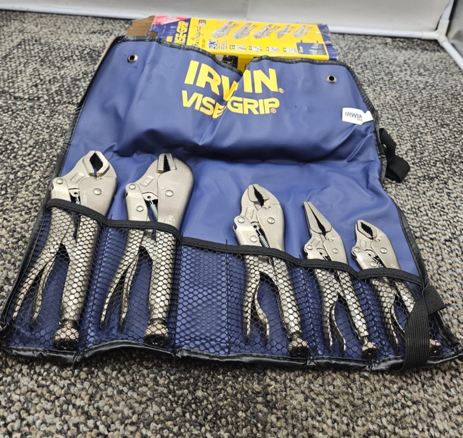 5-PIECE IRWIN 68 VISE-GRIP Locking Plier Assembly